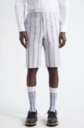 Thom Browne Fit 1 Stripe Backstrap Shorts