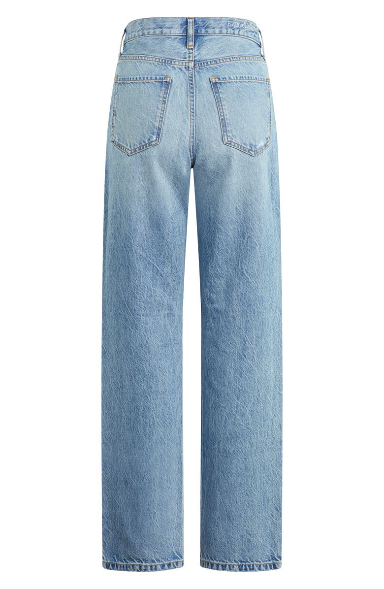 Favorite Daughter The Tommy Low Slung Ripped Straight Leg Jeans, Alternate, color, 