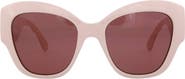 Gucci 53mm Butterfly Sunglasses