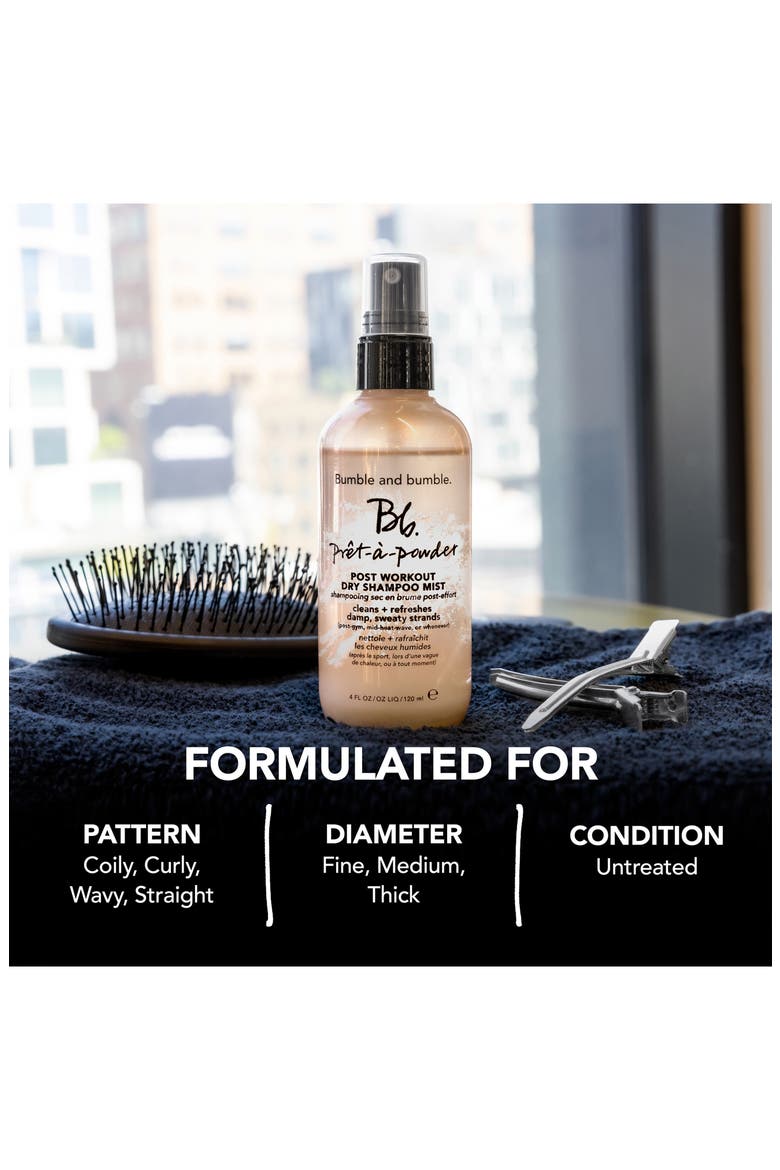 Prêt-à-Powder Post Workout Dry Shampoo Mist, Alternate, color, NO COLOR