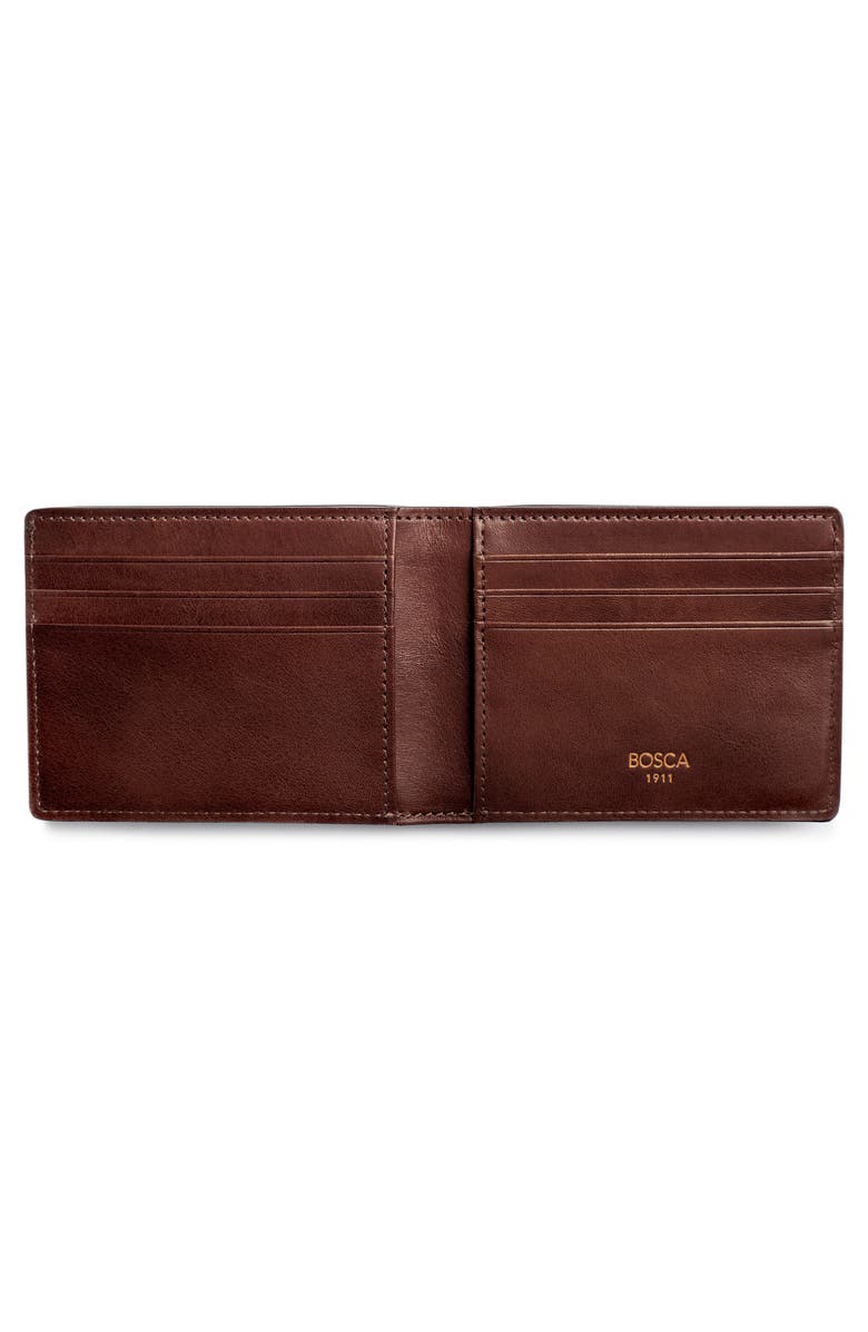Bosca Leather Bifold Wallet, Alternate, color, 