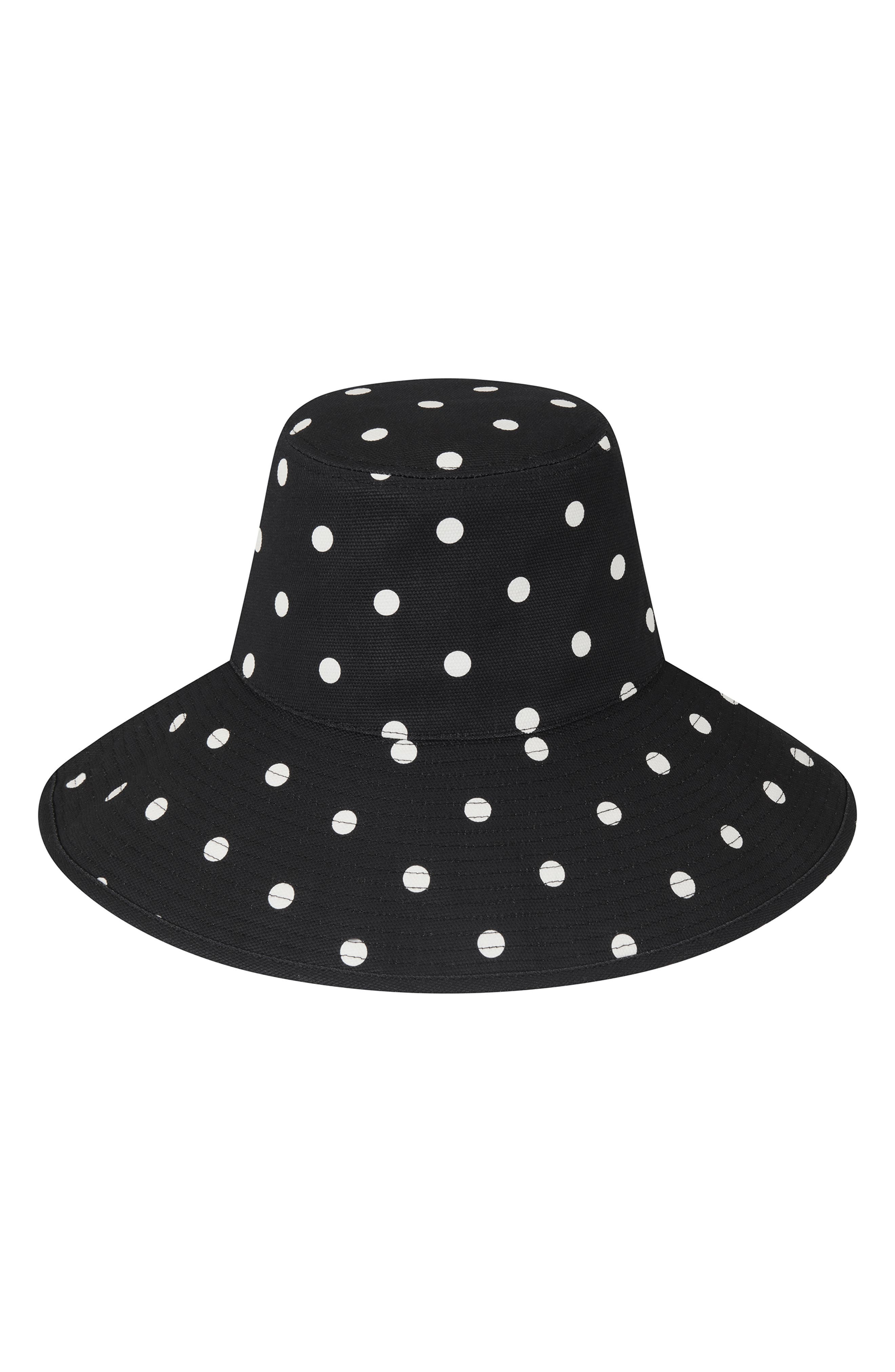 Lack of Color Holiday Cotton Canvas Bucket Hat in Black at Nordstrom, Size Small/medium