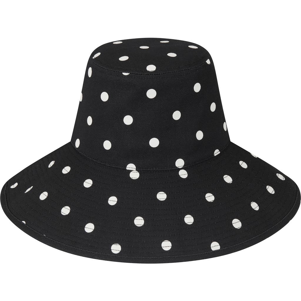 Lack of Color Holiday Cotton Canvas Bucket Hat in Black at Nordstrom, Size Small/medium