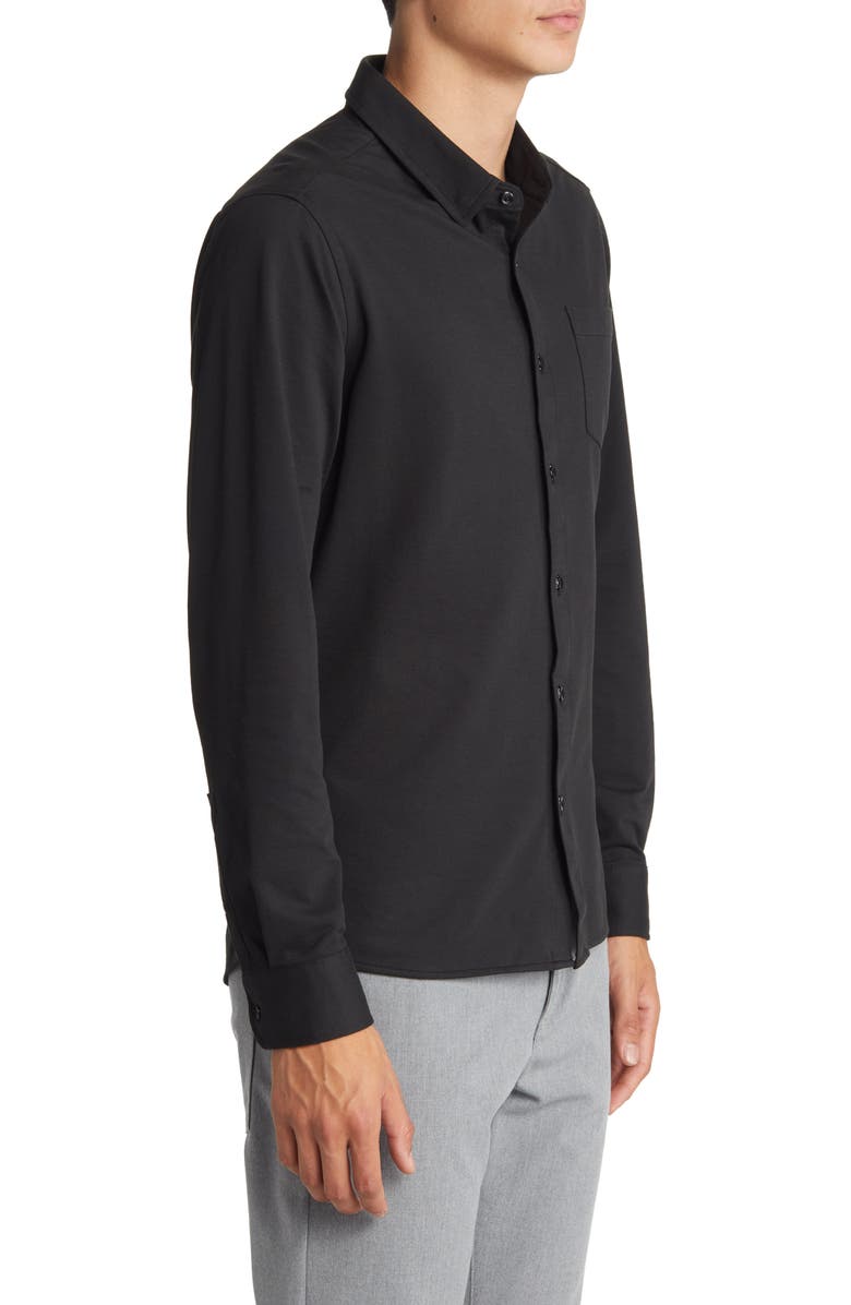 7 Diamonds Solid Oxford Button-Up Shirt, Alternate, color, 