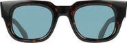 FERRAGAMO 49mm Small Rectangle Sunglasses