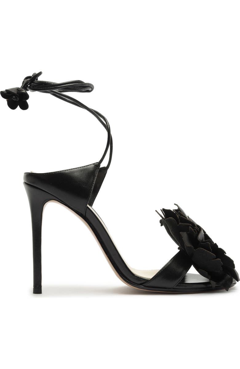 Alexandre Birman x Agua by Agua Bendita Ornela Ankle Strap Sandal, Alternate, color, Black