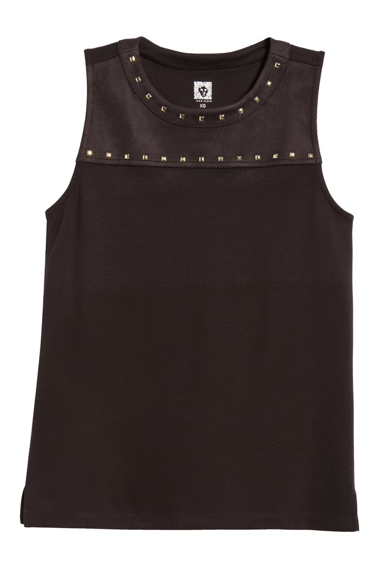 Rhinestone Embellished Shell, Main, color, DEEP MAHOGANY