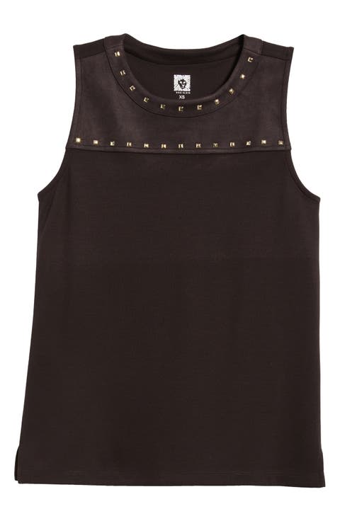 Rhinestone Embellished Shell
