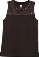 Anne Klein Rhinestone Embellished Shell