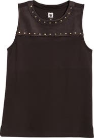 Anne Klein Rhinestone Embellished Shell