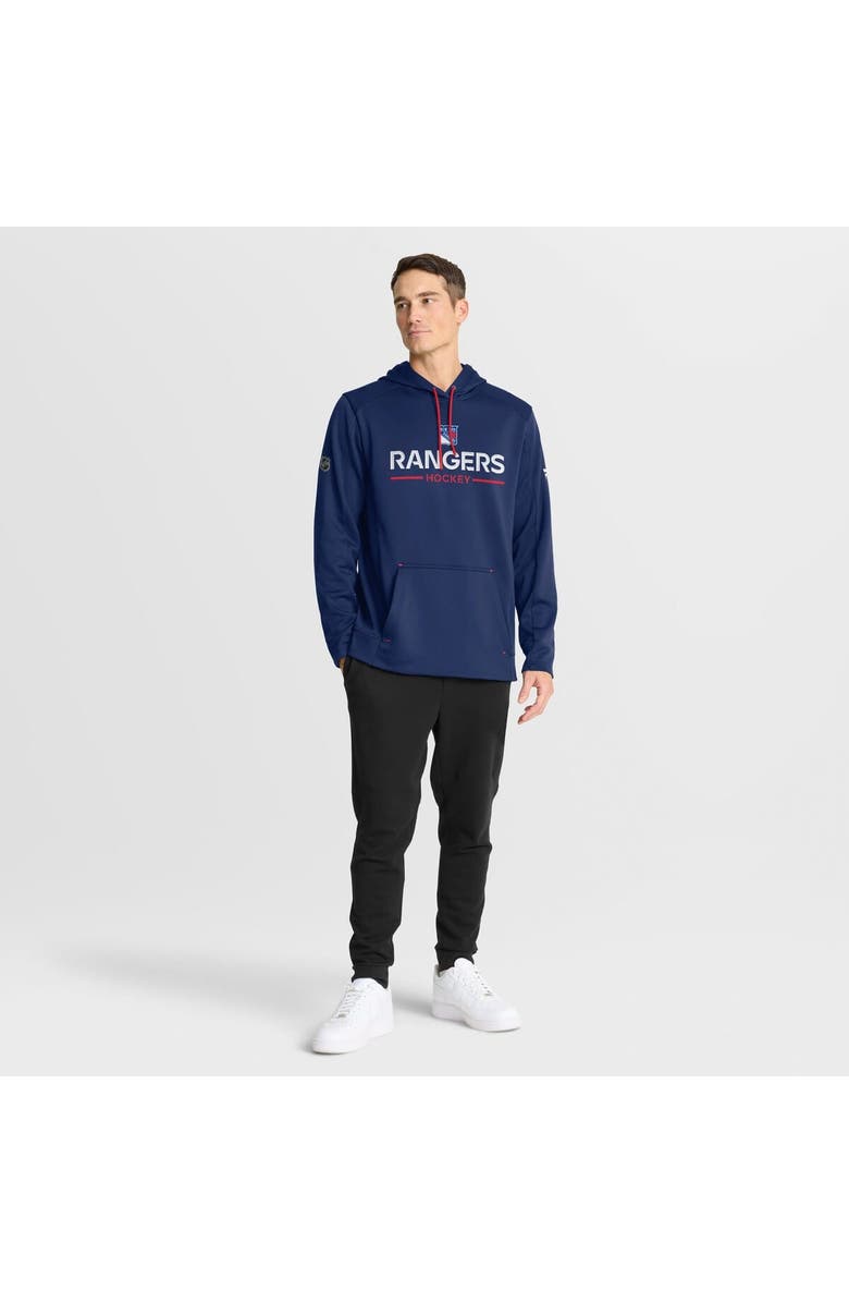 FANATICS Men's Fanatics Navy New York Rangers Authentic Pro Rink Hoodie, Alternate, color, Navy