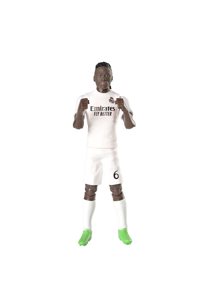 SOCKERS Real Madrid CF Eduardo Camavinga 8" Collectible Soccer Action Figure, Alternate, color, White