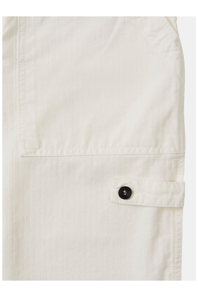 Jerryt Herringbone Cotton Fatigue Trousers, Alternate, color, OFF WHITE