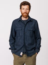 Aubin Ravendale Wool Shirt