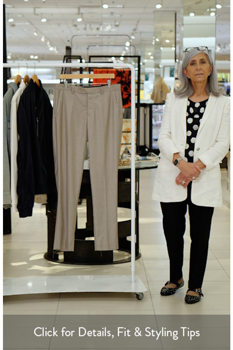 Vince Flat Front Twill Stretch Dress Pants video
