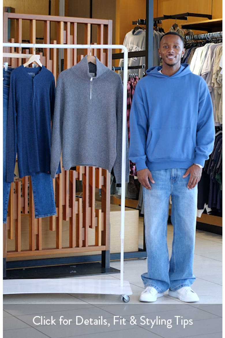 Half Zip Wool & Cotton Sweater video