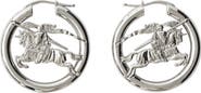 Burberry Knight Hoop Earrings