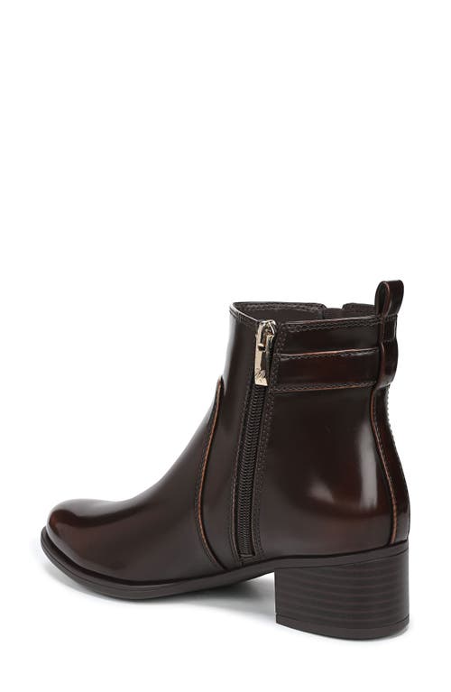 Naturalizer Kona Block Heel Bootie In Brown