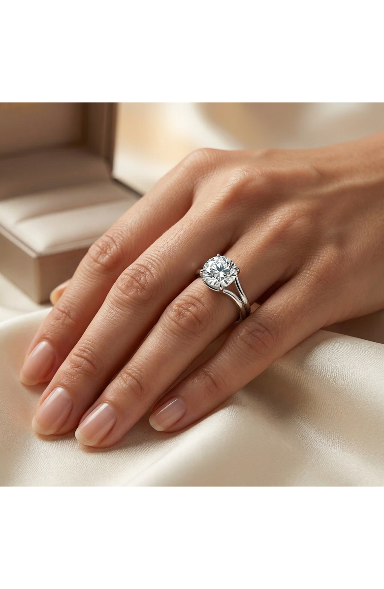 Bliss Diamond Certified 2Ct Blaire Diamond Knot Solitaire Engagement RIng 14k Gold Lab Grown, Alternate, color, 14K Yellow Gold