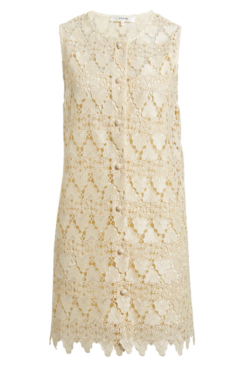 The Deco Lace Dress, Alternate, color, ECRU