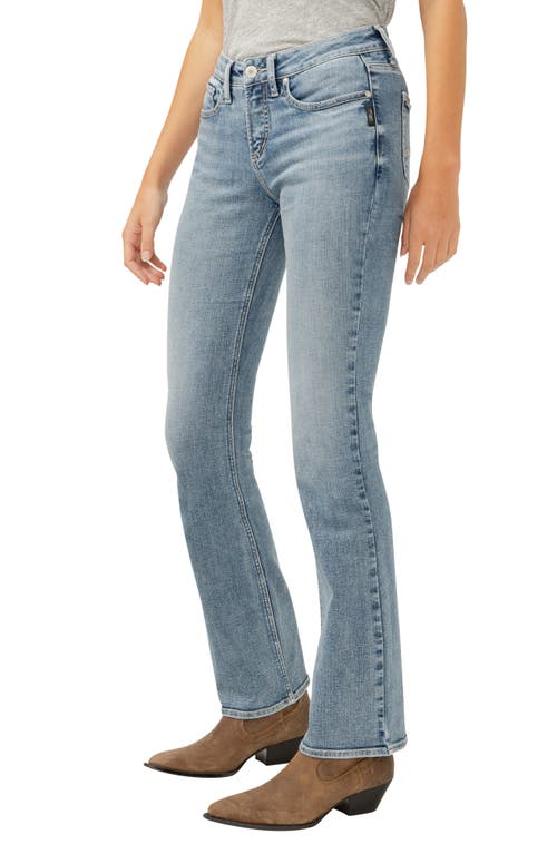 SILVER JEANS CO. SILVER JEANS CO. SUKI CURVY MID RISE SLIM BOOTCUT JEANS