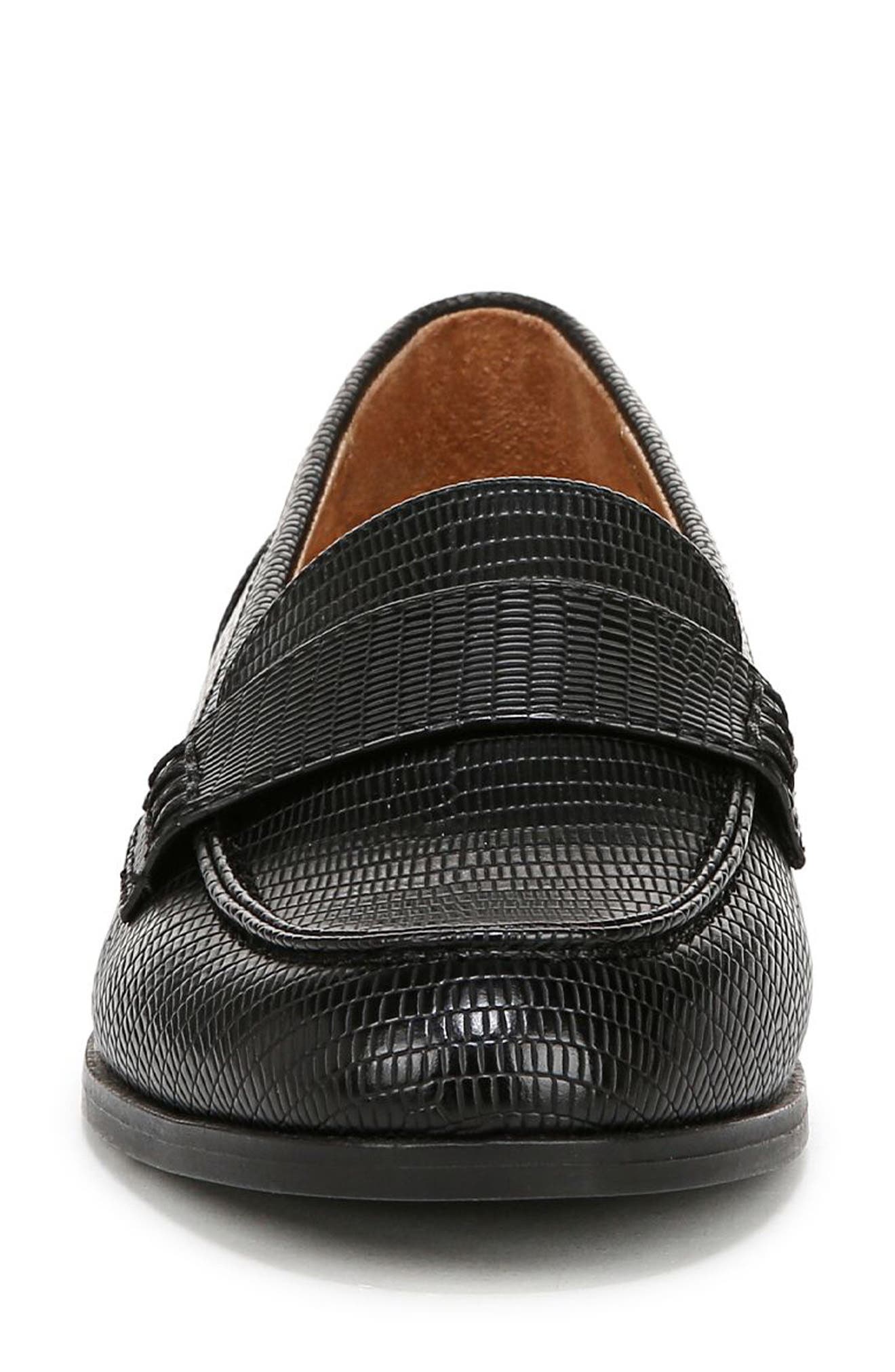 Naturalizer Milo Loafer, Alternate, color, Black Faux Leather