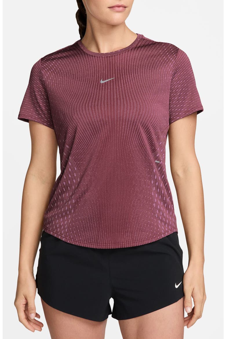 Swift Performance Short Sleeve Running T-Shirt, Main, color, 654 PKSMOK/REFSIL