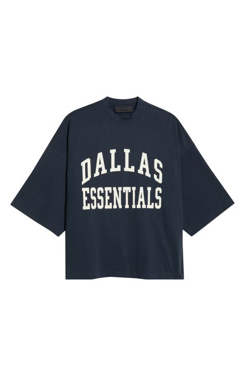 Dallas Cowboys Merch Oversize Cotton Graphic T-Shirt