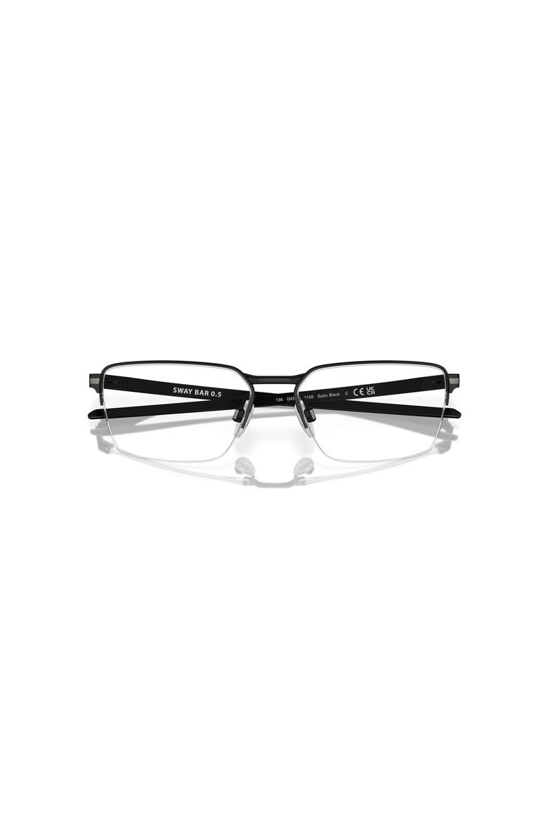 56mm Rectangle optical glasses, Alternate, color, Black