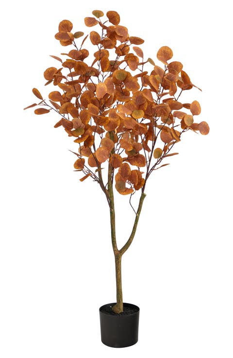 4-Foot Autumn Eucalyptus Artificial Tree