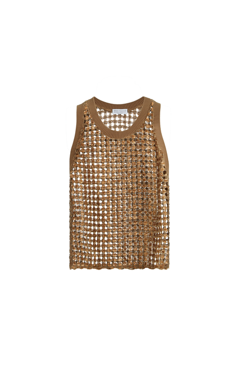 Dazzling Net Embroidery top