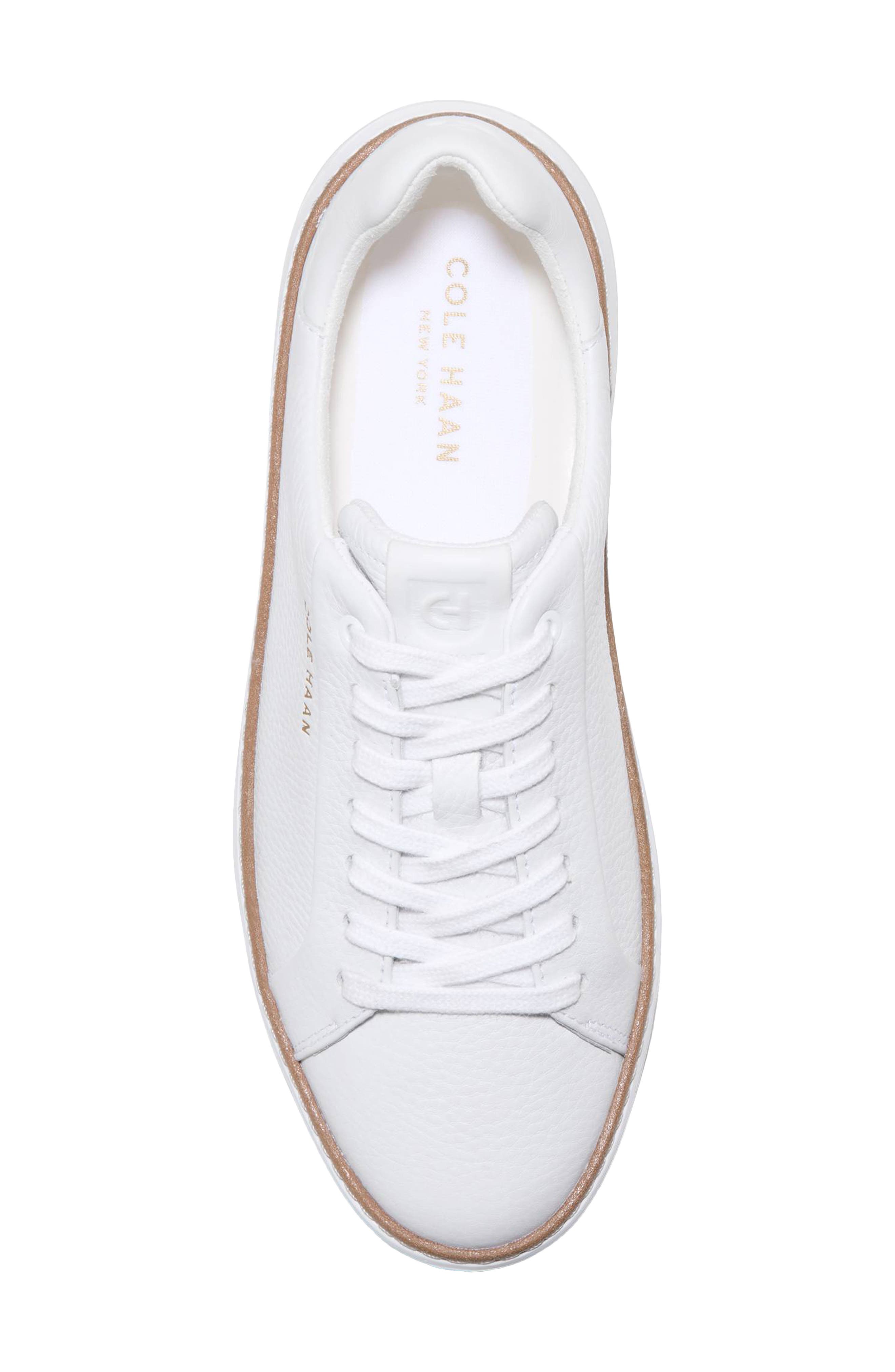 Cole Haan GrandPro Topspin Sneaker, Alternate, color, White Wp Leather