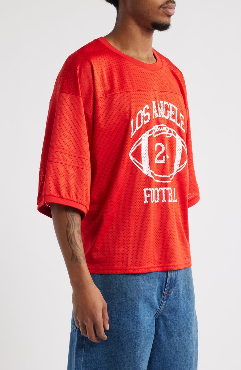 Elwood Mesh Practice Jersey Top, Alternate, color, Game Day Red