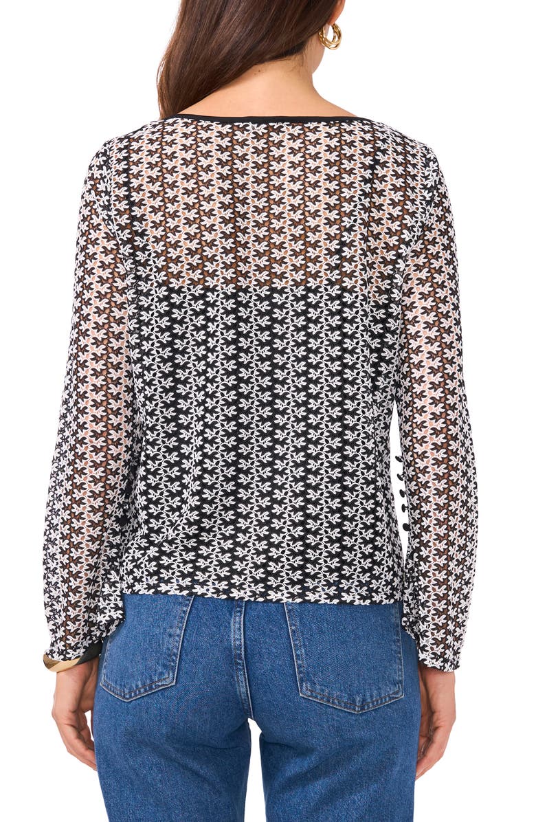 Vince Camuto Open Stitch Top, Alternate, color, 