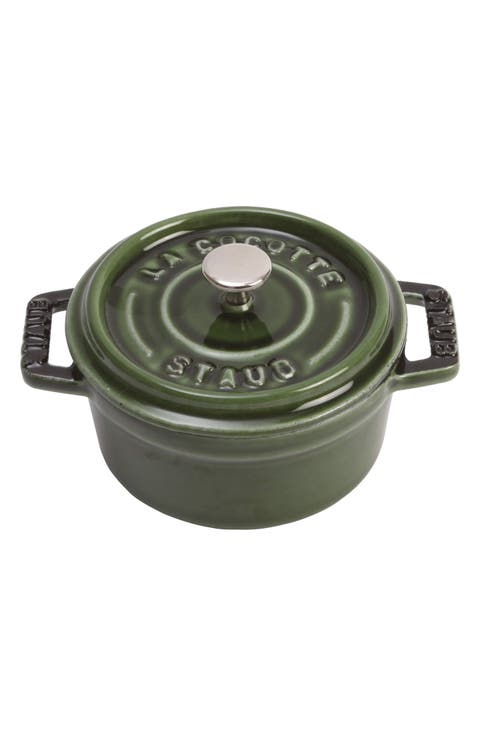 Cast Iron 0.25-Quart Mini Enameled Cast Iron Dutch Oven
