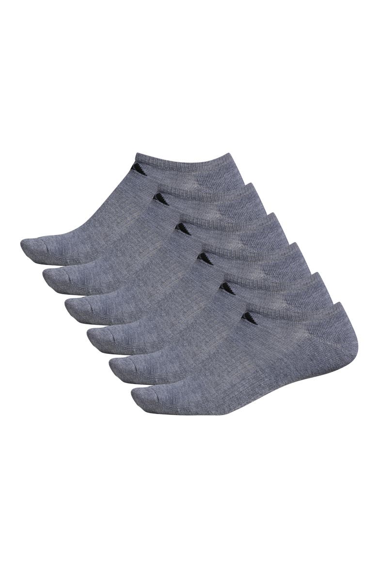 6-Pack AEROREADY Cushioned Athletic Socks, Alternate, color, GREY