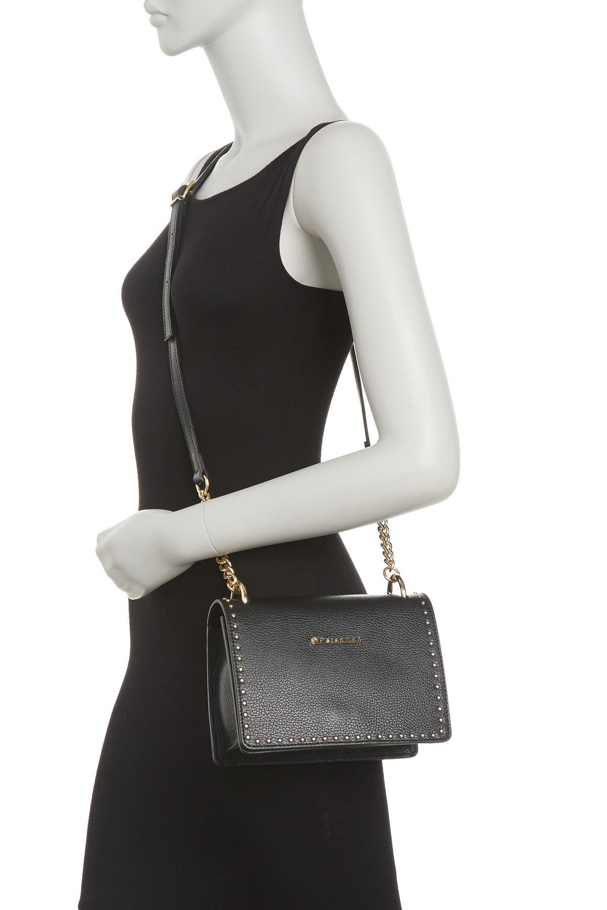 Persaman New York Raphaelle Studded Leather Crossbody Bag, Alternate, color, 