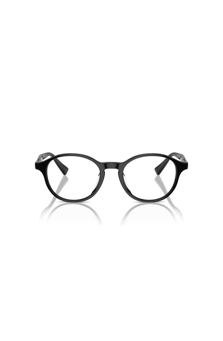 Brunello Cucinelli 50mm Oval optical glasses, Alternate, color, Black