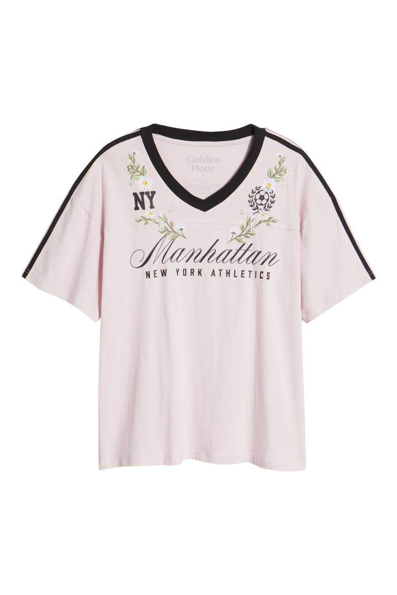 Print Oversize T-Shirt, Alternate, color, CRADLE PINK/PIRATE BLACK