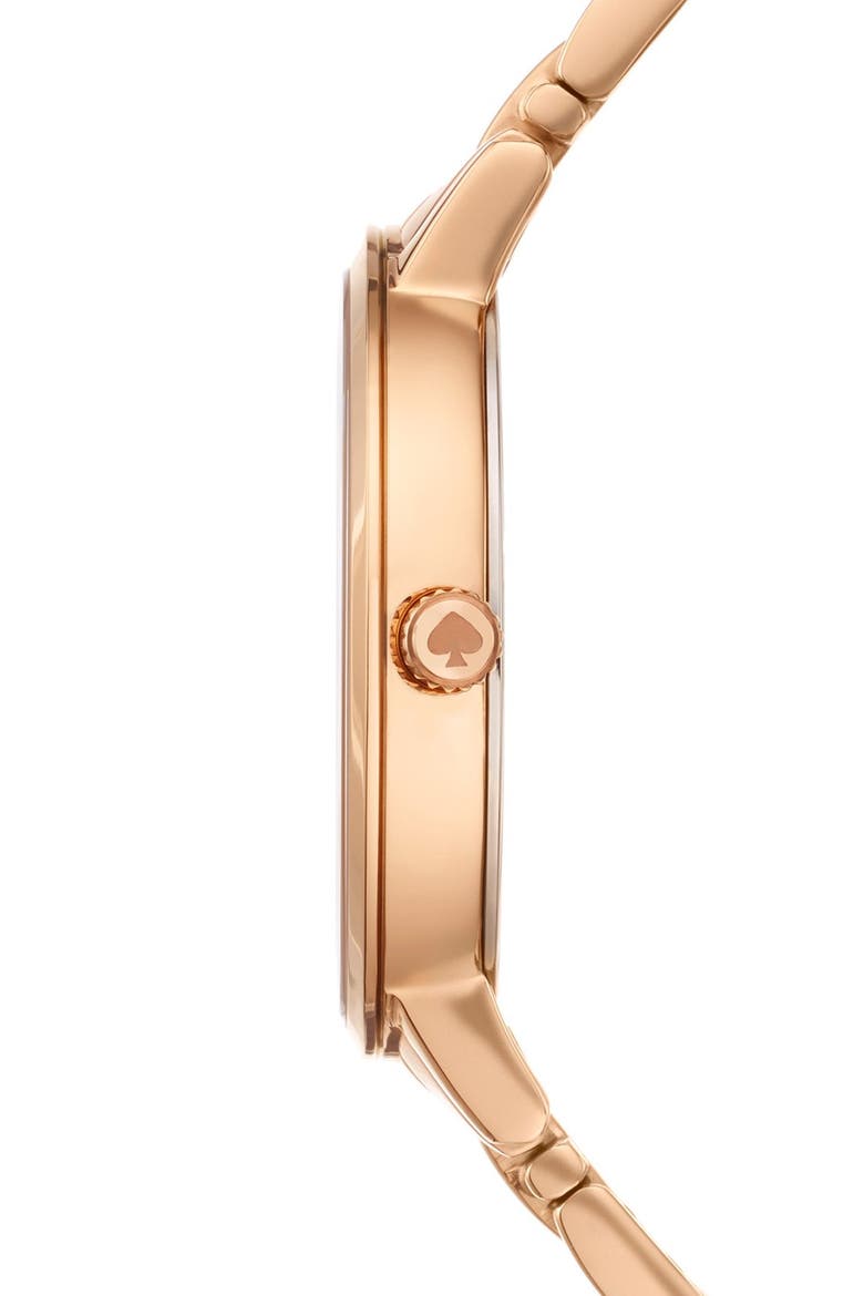 'gramercy grand' bracelet watch, 38mm, Alternate, color, ROSE GOLD