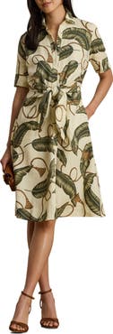 Lauren Ralph Lauren Short Sleeve Shirtdress