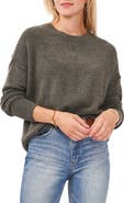 Vince Camuto Exposed Seam Crewneck Sweater