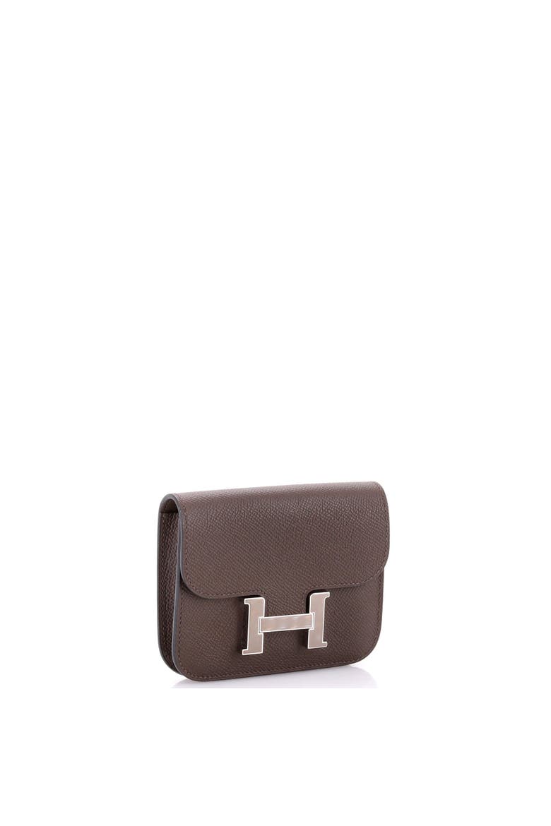Constance Slim Wallet Epsom, Alternate, color, Ecorce
