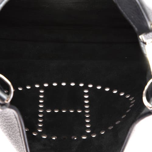 Pre-owned Hermes Hermes Evelyne Bag Gen I Clemence Gm In Black