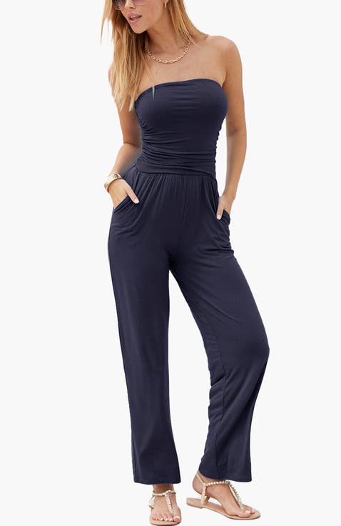 Women's Strapless Jumpsuit