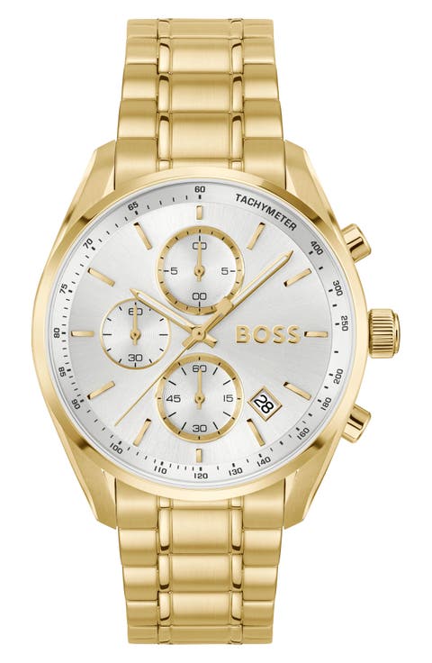 Grand Prix Chronograph Bracelet Watch, 40mm