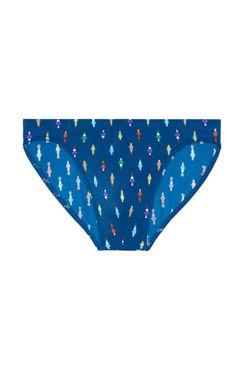 Calcio Swim Micro Briefs, Main, color, Navy Print