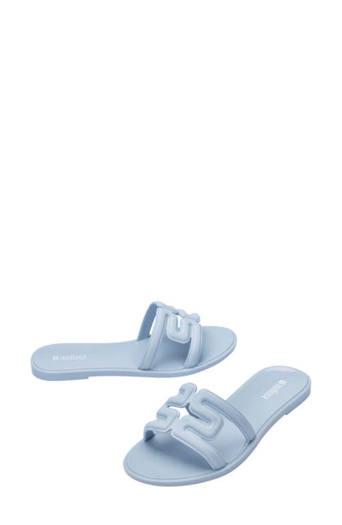 Shop Melissa M Slide Sandal In Light Blue