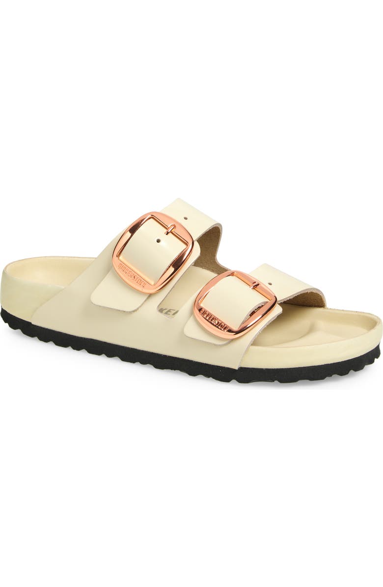 Birkenstock Arizona Exquisite Big Buckle Sandal, Main, color, Ecru