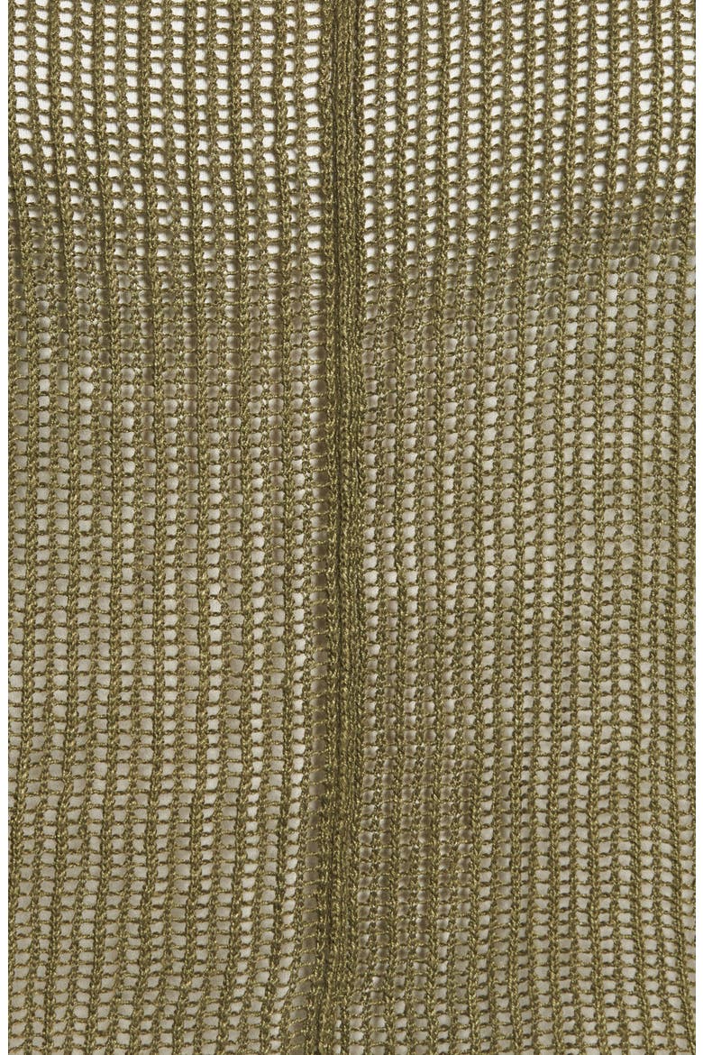 Organic Linen Crop Sweater, Alternate, color, OLIVE